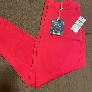 Democracy Ab-Solution ladies red denim jeans / pants. Size 8. NWT